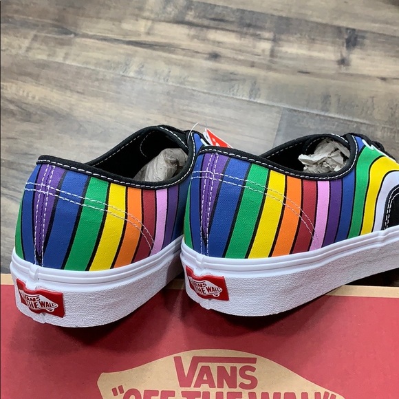 VANS AUTHENTIC Refract Black/True White/Multi men’ - Picture 7 of 16